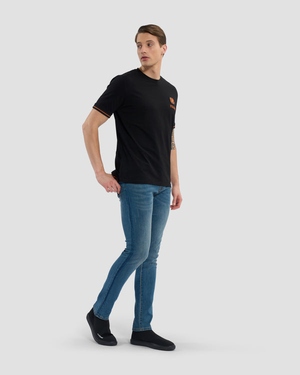 Gianfranco Ferre Silicone Ferré Embellished T-Shirt Black