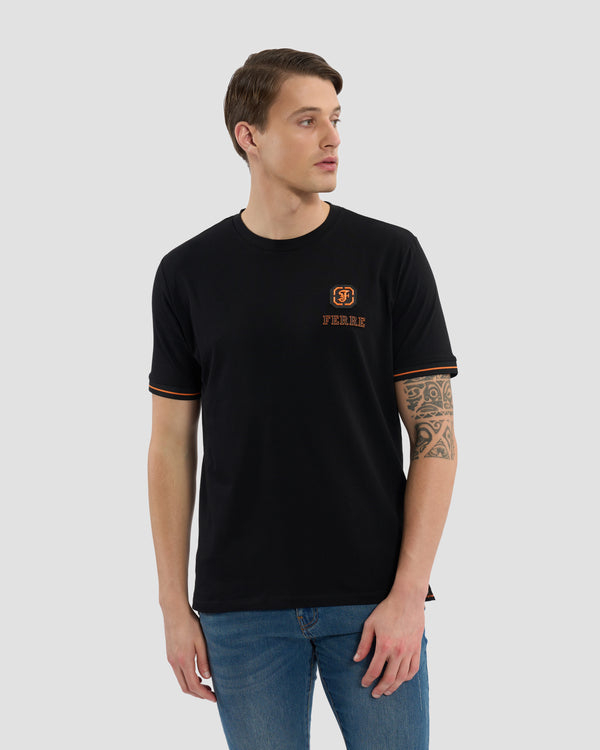 gianfranco ferre Silicone Ferré Embellished T-Shirt Black