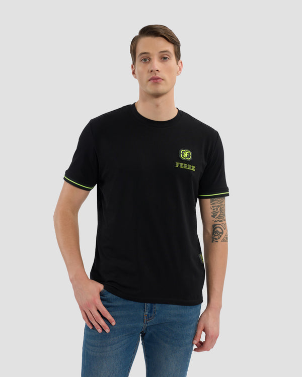 gianfranco ferre Silicone Ferré Embellished T-Shirt Black