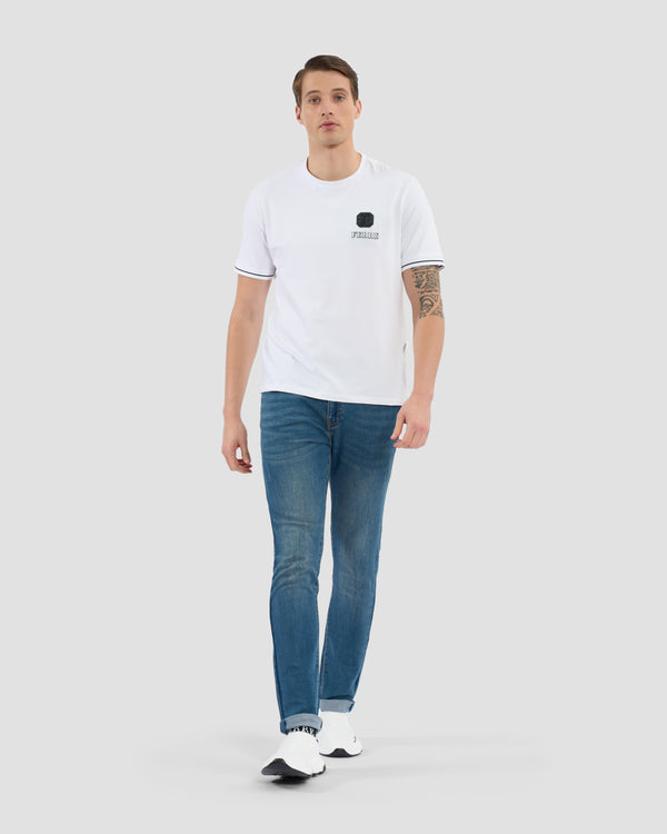 Gianfranco Ferre Silicone Ferré Embellished T-Shirt White