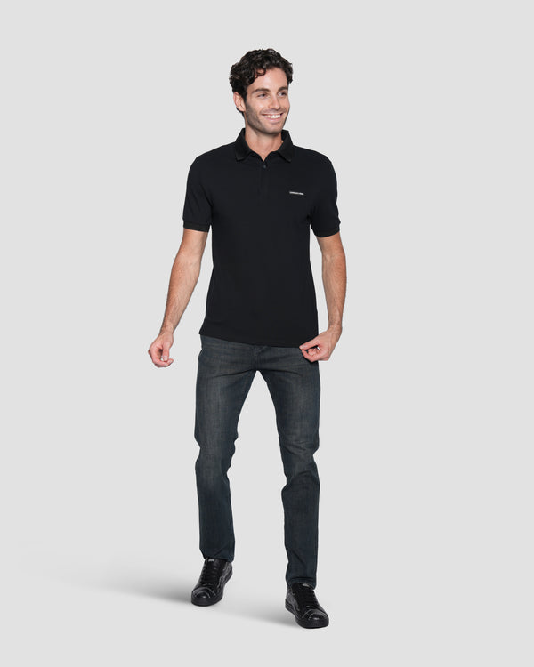 Gianfranco Ferre Slim Fit Dark Wash Denim Jeans Black