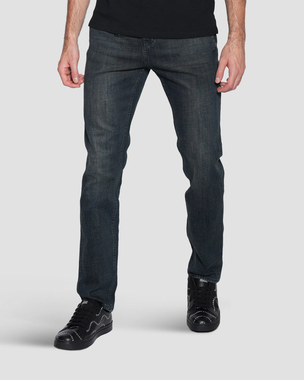 gianfranco ferre Slim Fit Dark Wash Denim Jeans Black