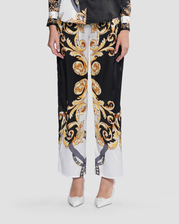 gianfranco ferre Straight Leg Trouser Print Multicolor