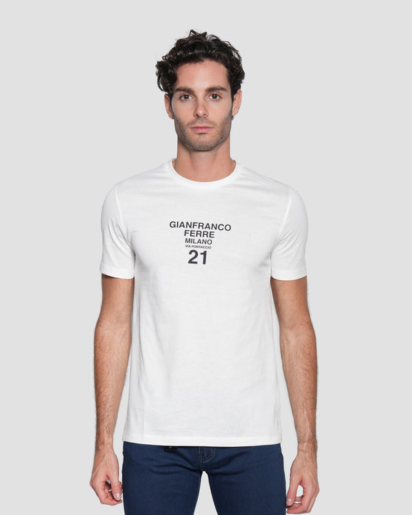 Gianfranco Ferre Via Pontaccio 21 T-Shirt Off White