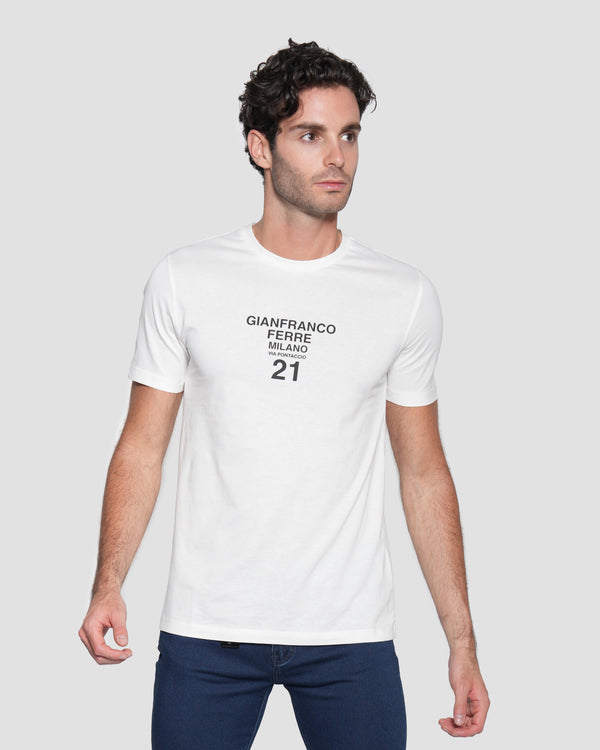 gianfranco ferre Via Pontaccio 21 T-Shirt Off White