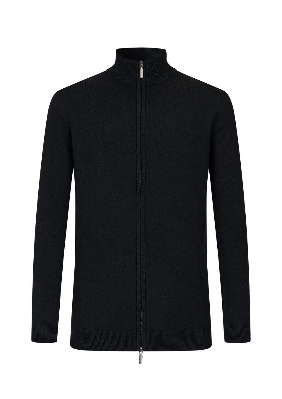 gianni feraud Cash Blend Full Zip Men Knitwear Black