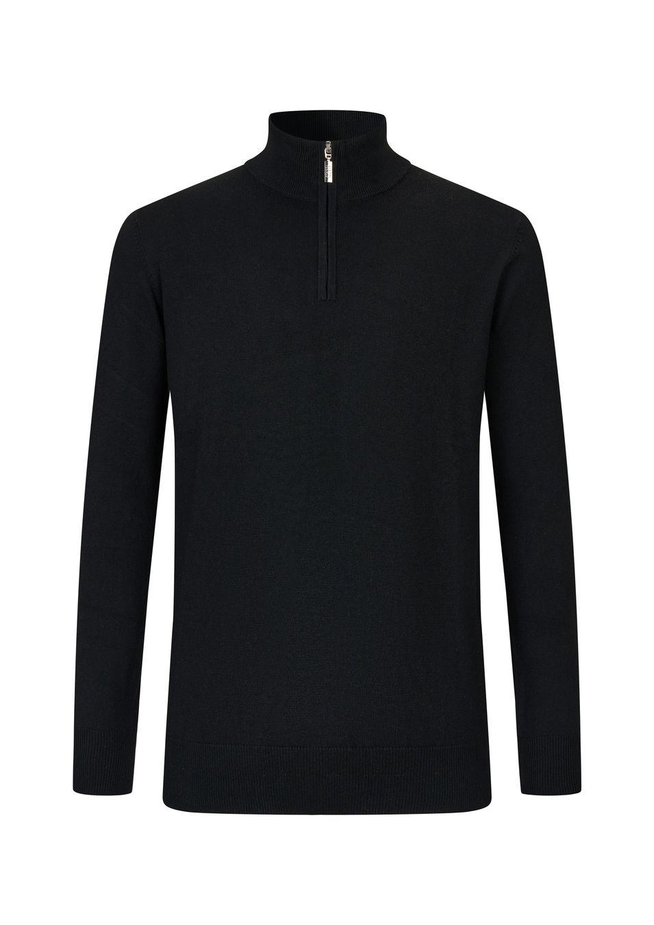 gianni feraud Cash Blend Quarter Zip Men Knitwear Black