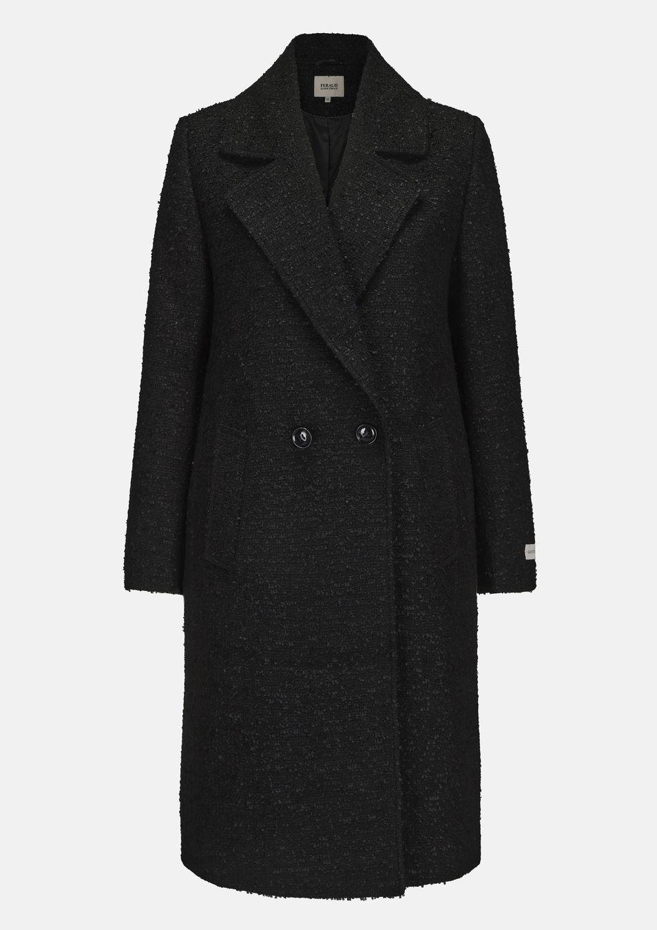 gianni feraud Charlotte Ladies Ladies Coats Black Texture