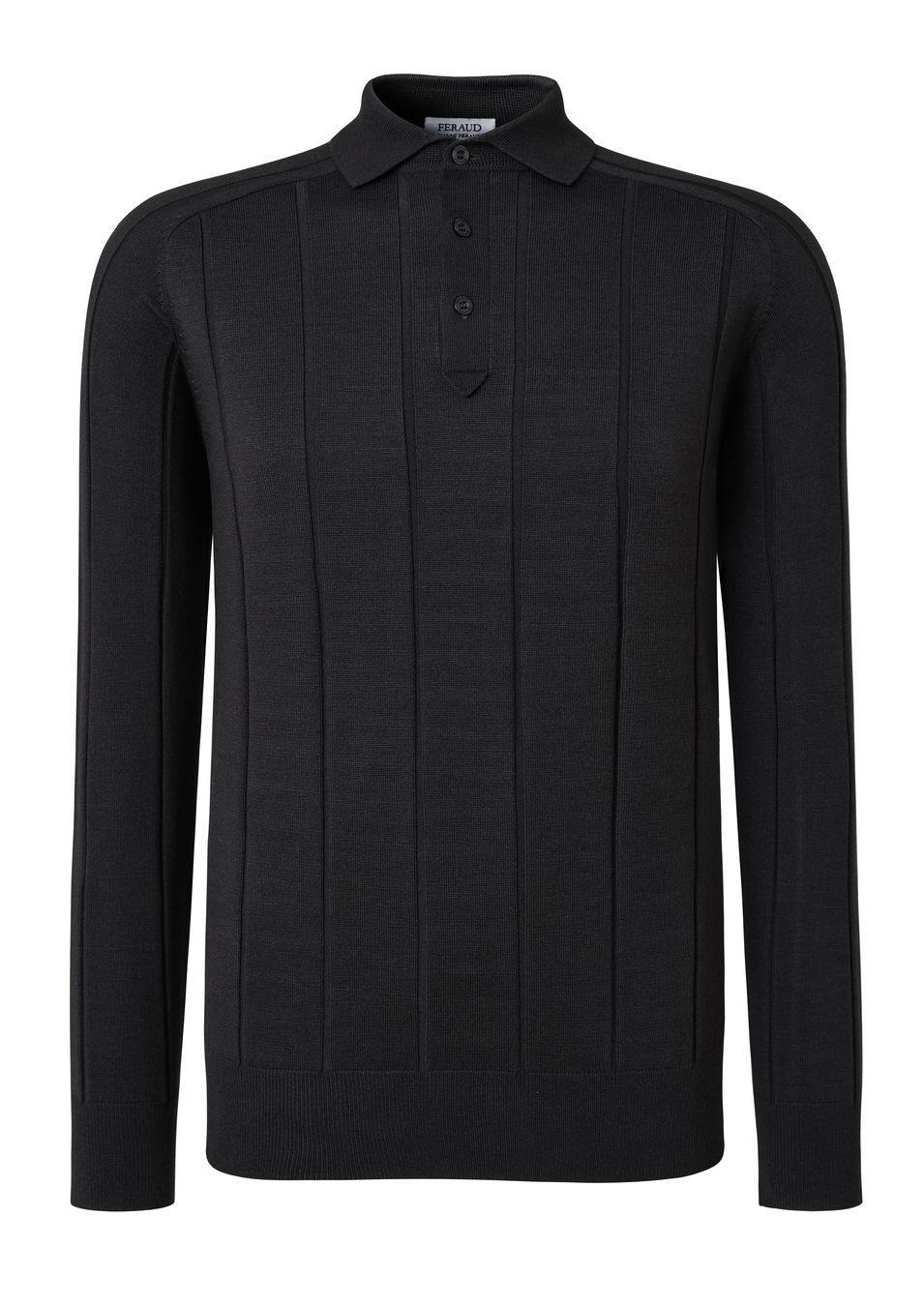 gianni feraud GF Wide Rib Polo Men Knitwear Supergreen