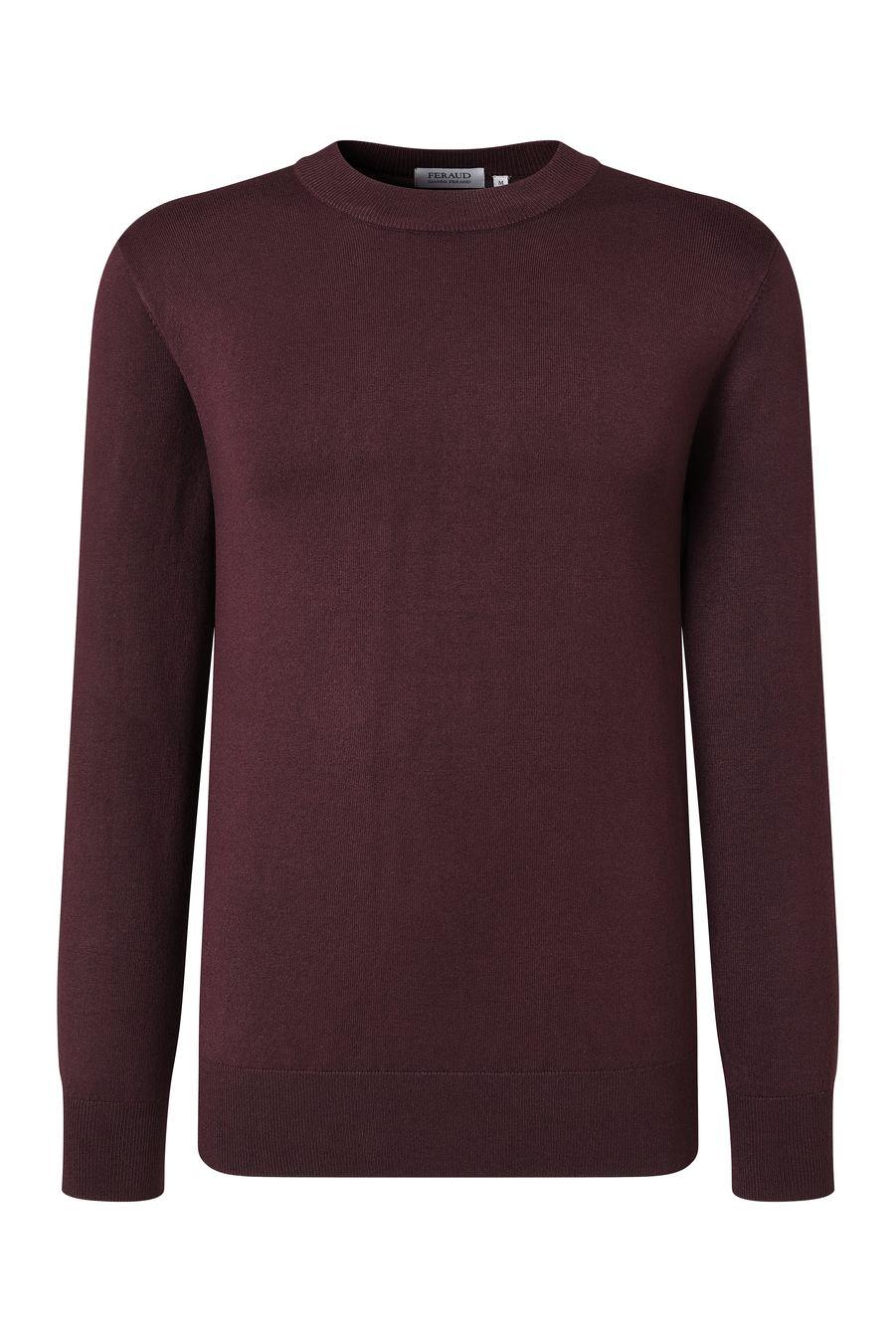 gianni feraud Crew Men Knitwear Riskit Plum