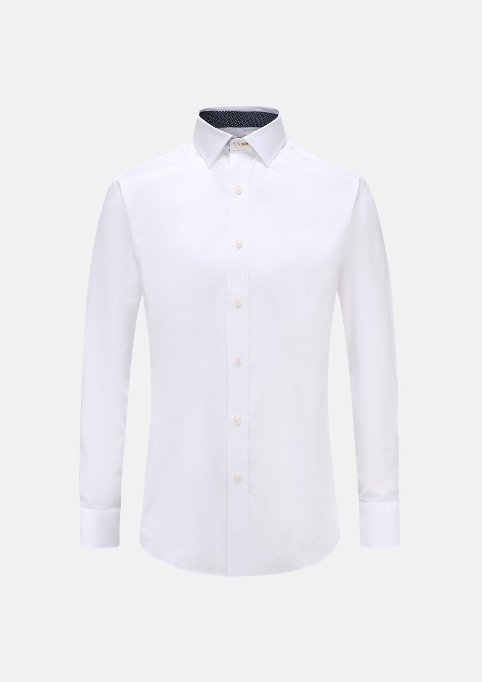 gianni feraud JC213 Men Shirts White Herringbone