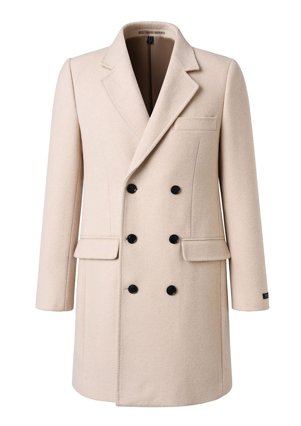 gianni feraud LACHLAN Men Coats CREAM