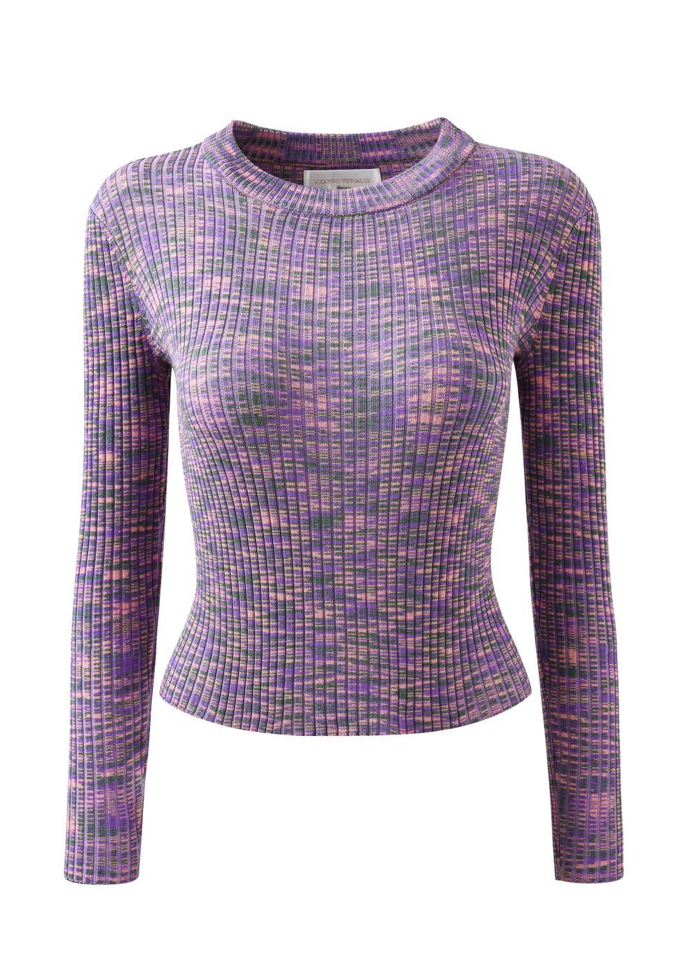 gianni feraud LILA Ladies Ladies Knitwear PURPLE MULTI