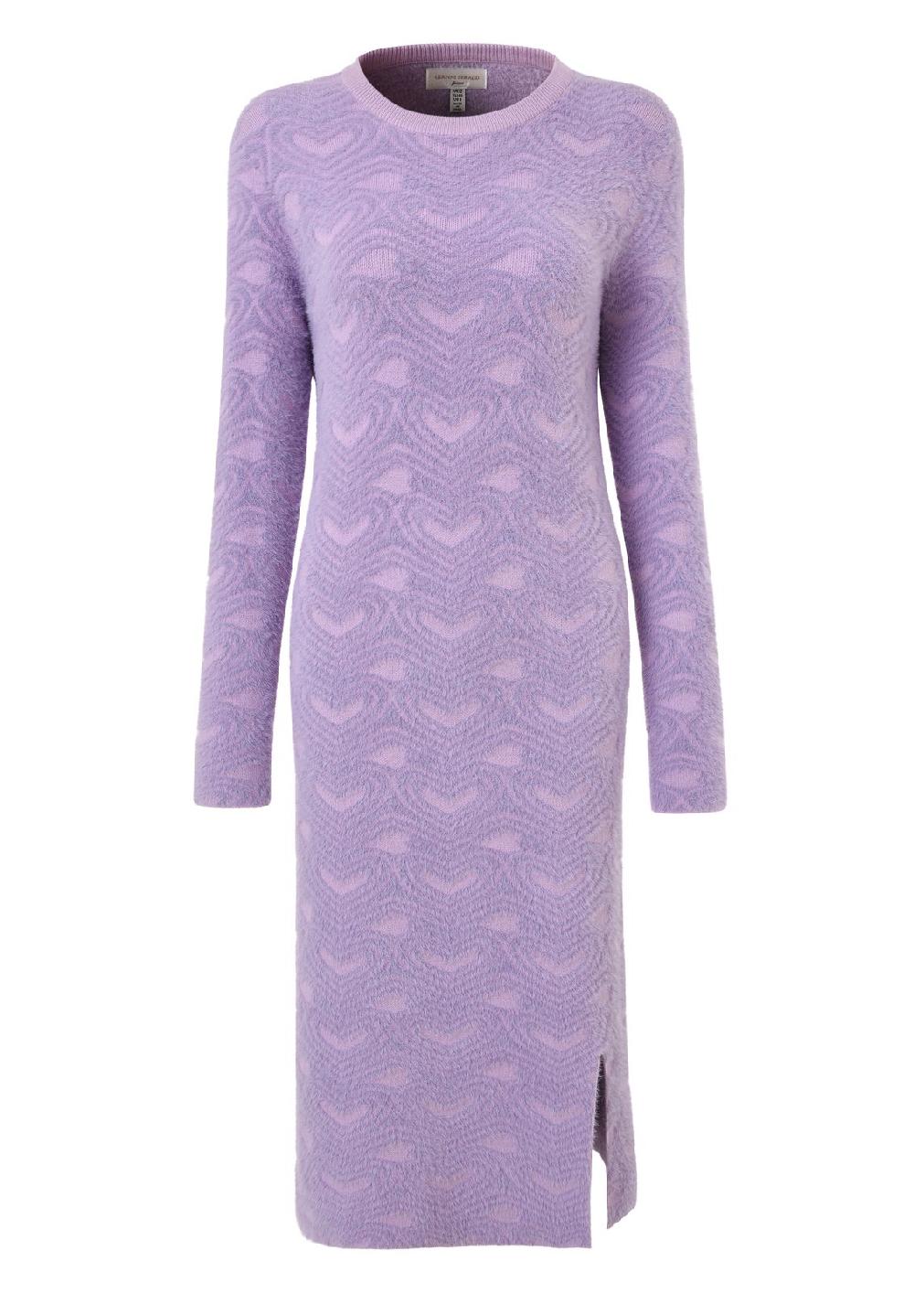 gianni feraud NO 22 – HANNAH DRESS Ladies Ladies Knitwear PURPLE