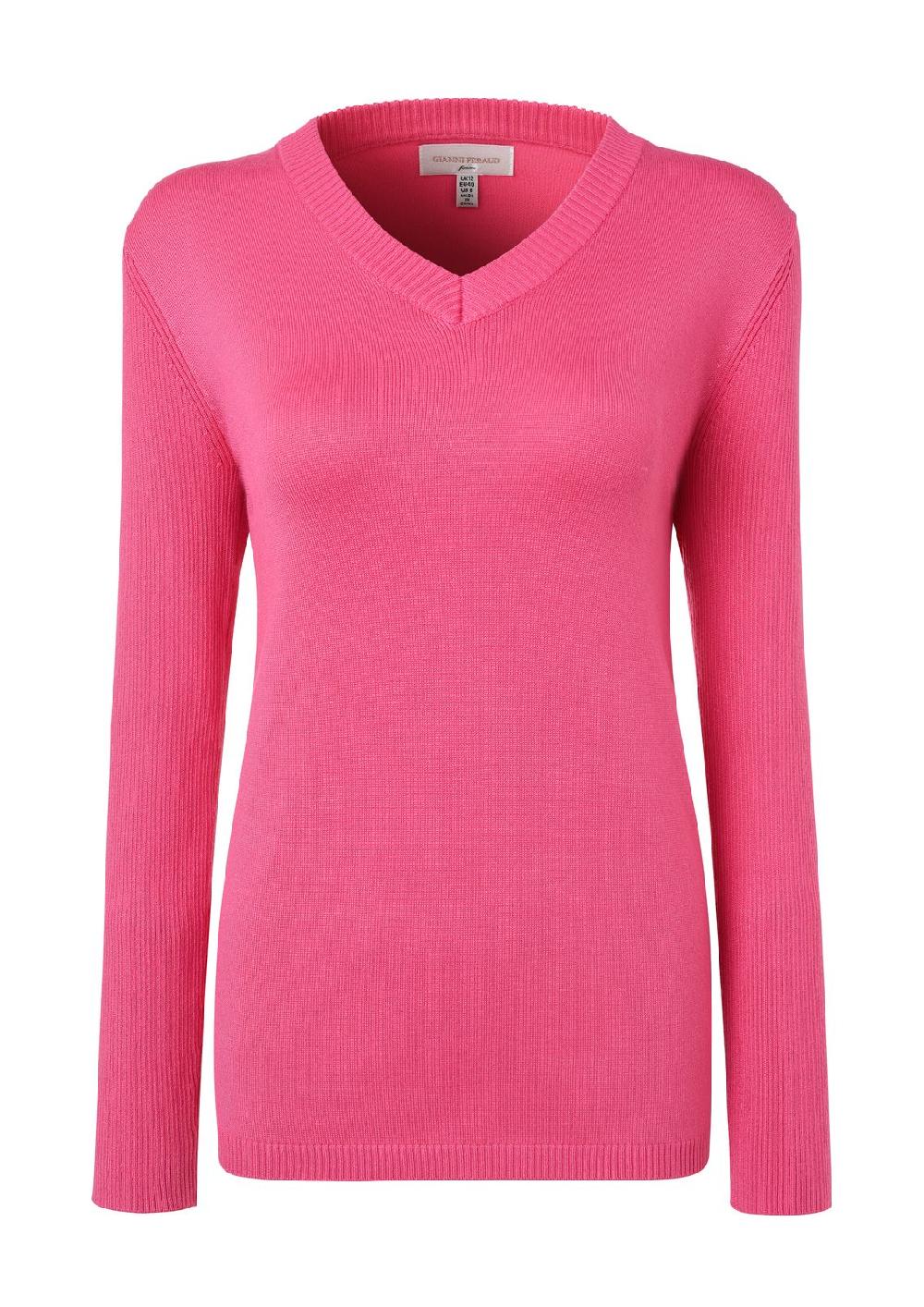 gianni feraud NO 6 Ladies Ladies Knitwear BRIGHT PINK