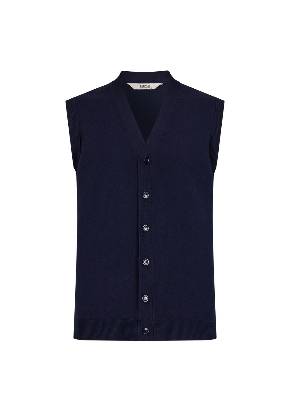 gianni feraud Sleeveless Cardigan Men Knitwear Navy