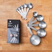 Gibson Home Babish 10-Piece Stainless Steel Measuring Cups & Spoons Set