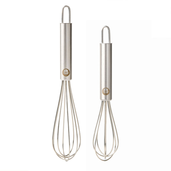 gibson home Babish 2-Piece (5” and 7”) Stainless Steel Tiny Whisk Set gibson home Babish 2-Piece (5” and 7”) Stainless Steel Tiny Whisk Set