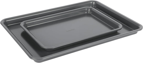 Gibson Home Babish 2 Piece Carbon Steel Baking Sheet - Half Sheet & Quarter Sheet