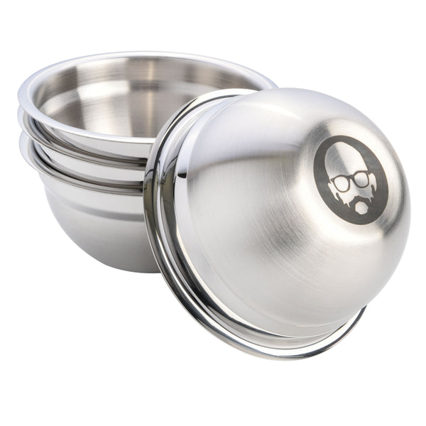 Gibson Home Babish 4 Piece Stainless Steel Mini Prep Bowls