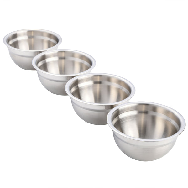Gibson Home Babish 4 Piece Stainless Steel Mini Prep Bowls