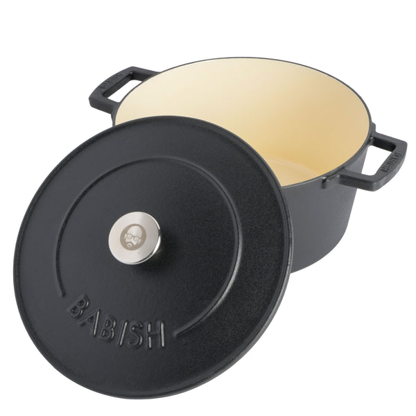 Gibson Home Babish 6 Qt Round Matte Enamel Cast Iron Dutch Oven