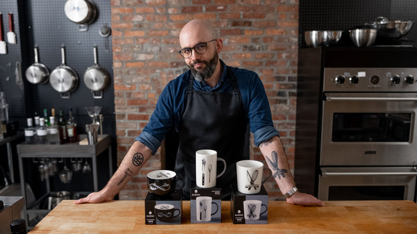 Gibson Home Babish Breadstick Soup And Salad Latte Tattoo Mug 17oz