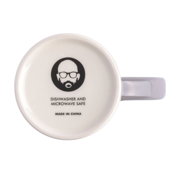 Gibson Home Babish Carving Fork And Whisk Latte Tattoo Mug 15oz