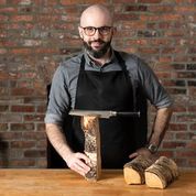 Gibson Home Babish High-Carbon 1.4116 German Steel 3-Piece Cutlery Set (Chef Knife Bread Knife & Pairing Knife) W/Knife Roll