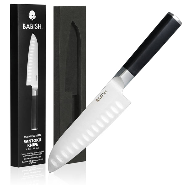 gibson home Babish High-Carbon 1.4116 German Steel 6.5" Santoku Knife