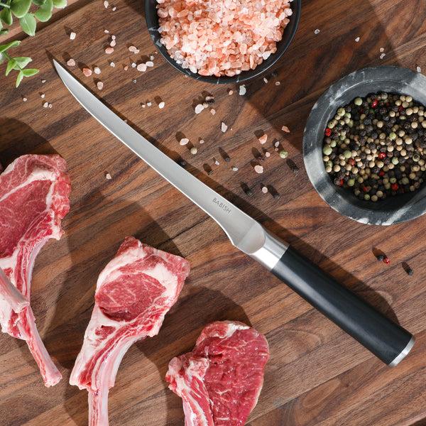 Gibson Home Babish High-Carbon 1.4116 German Steel 7" Boning Knife