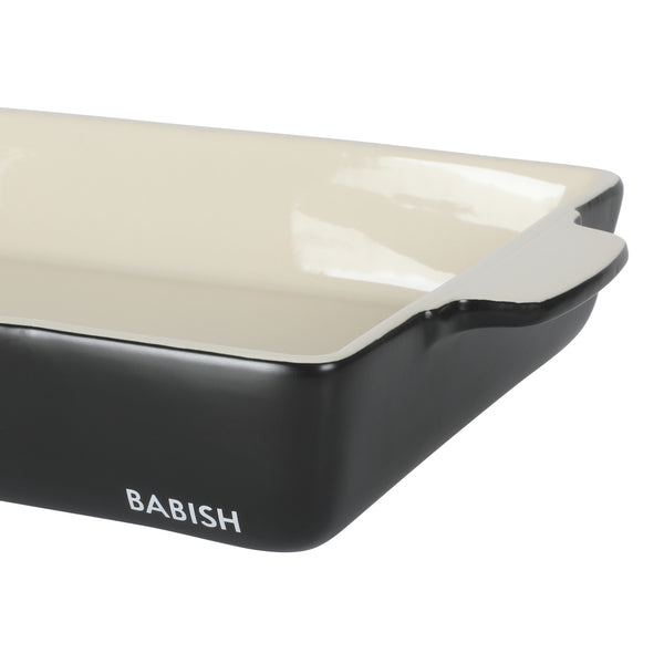 Gibson Home Babish Large Rectangular Stoneware Baker