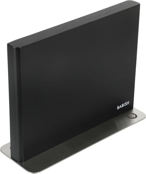 gibson home Babish Magnetic Knife Double Sided Block Holder (11" X 8.5" X 4") w/Anti Skid Base
