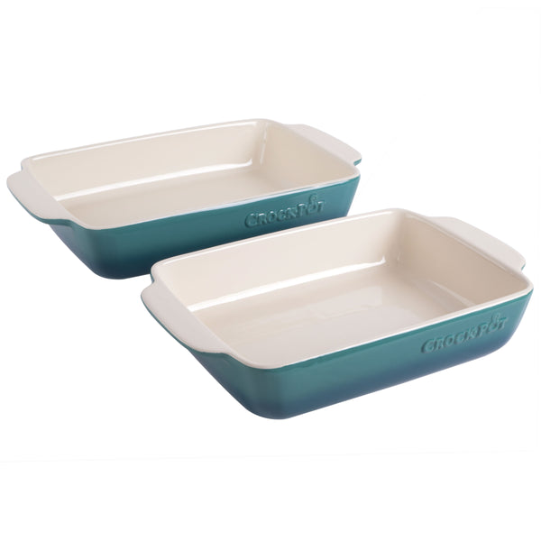 gibson home Crock Pot 2-Piece Ceramic Artisan Bakeware Set (2.5 Qt & 3.5 Qt) gibson home Crock Pot 2-Piece Ceramic Artisan Bakeware Set (2.5 Qt & 3.5 Qt)