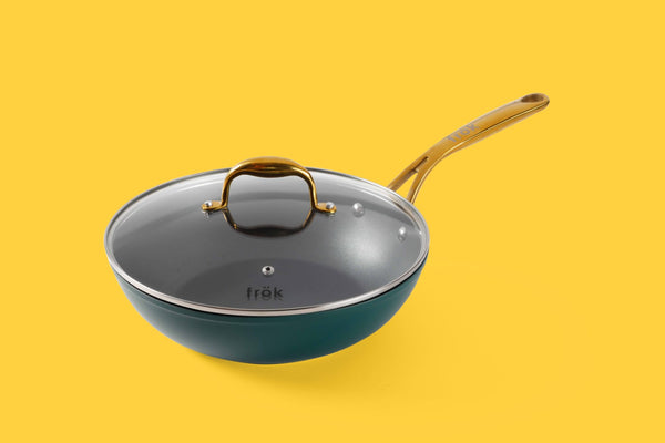 gibson home Frok 11" All-In-One Exclusive Non-Stick Fry Pan Meets Wok w/ Lid gibson home Frok 11" All-In-One Exclusive Non-Stick Fry Pan Meets Wok w/ Lid