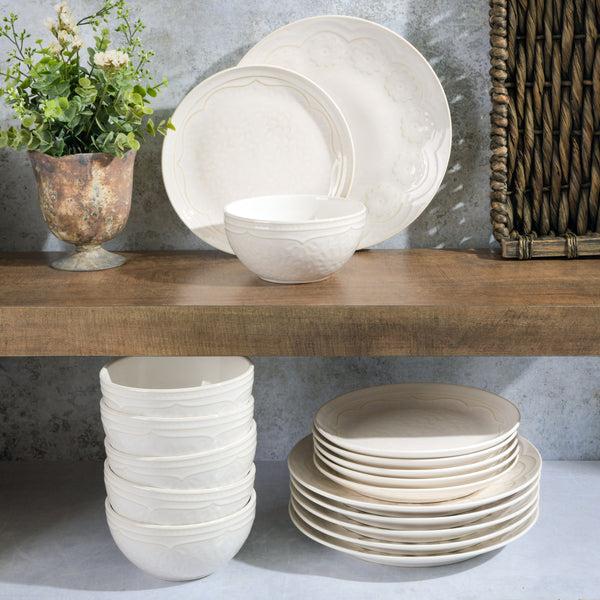 Gibson Home Gibson Elite Alemany 18-Piece Porcelain Dinnerware Set