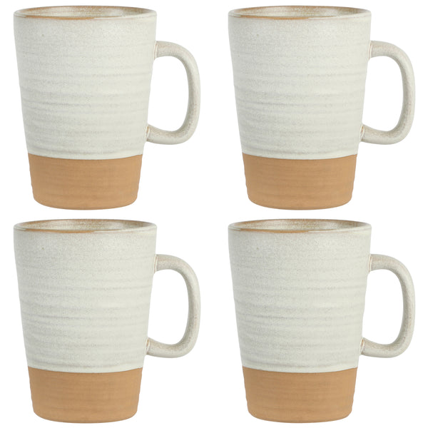 Gibson Home Gibson Elite Dreamweaver 4-Pack Terracotta Reactive 17oz Mug Set