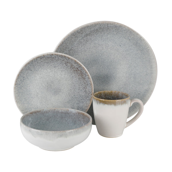 Gibson Home Gibson Elite Kashmir 16-Piece Reactive Stoneware Dinnerware Set