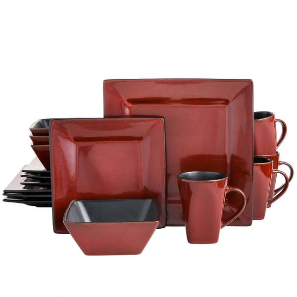 gibson home Gibson Elite Kiesling 16-Piece Reactive Stoneware Dinnerware Set