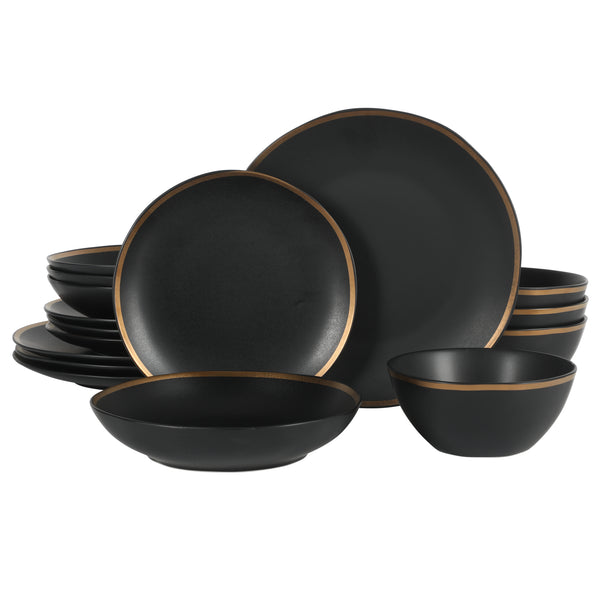 gibson home Gibson Elite Kings Road Double Plates and Bowl Organic Round Porcelain Dinnerware Set gibson home Gibson Elite Kings Road Double Plates and Bowl Organic Round Porcelain Dinnerware Set
