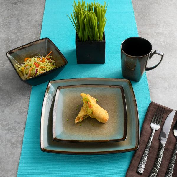 Gibson Home Gibson Elite Tequesta 16-Piece Reactive Stoneware Dinnerware Set