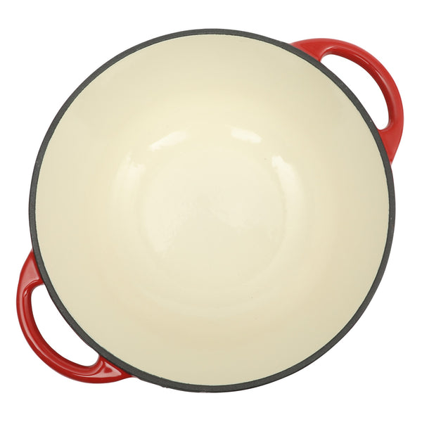 Gibson Home Gibson Home Addlestone 2.65 Quart Enamel Cast Iron Dutch Oven - Red