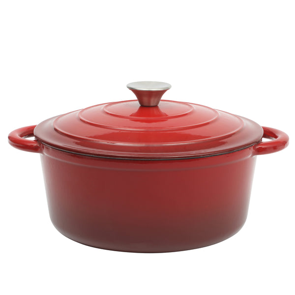 gibson home Gibson Home Addlestone 5 Quart Enameled Cast Iron Dutch Oven