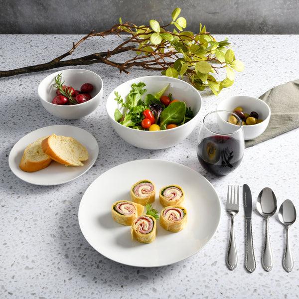 Gibson Home Gibson Home All U Need 60 Piece Plates Bowls Glassware Forks Spoons And Knives (Service For 6) Dinnerware Set