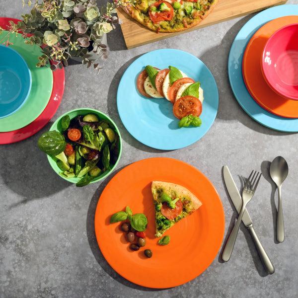 Gibson Home Gibson Home Brist 12-Piece Melamine Dinnerware Set