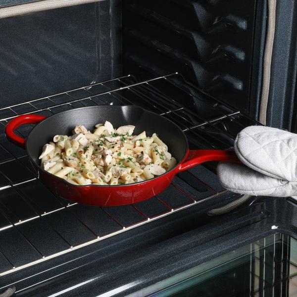 Gibson Home Crock-Pot Enamel Cast Iron Skillet