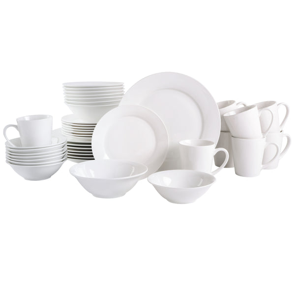 gibson home Gibson Home Everyday Round 40-Piece Expanded Fine Ceramic Dinnerware Set