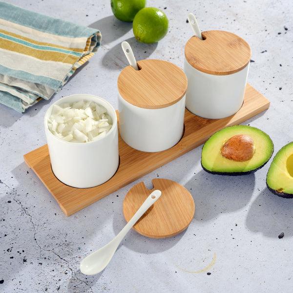 Gibson Home Gibson Home Gracious Dining 10 Piece Condiment Jars W/ Spoon And Lid Set