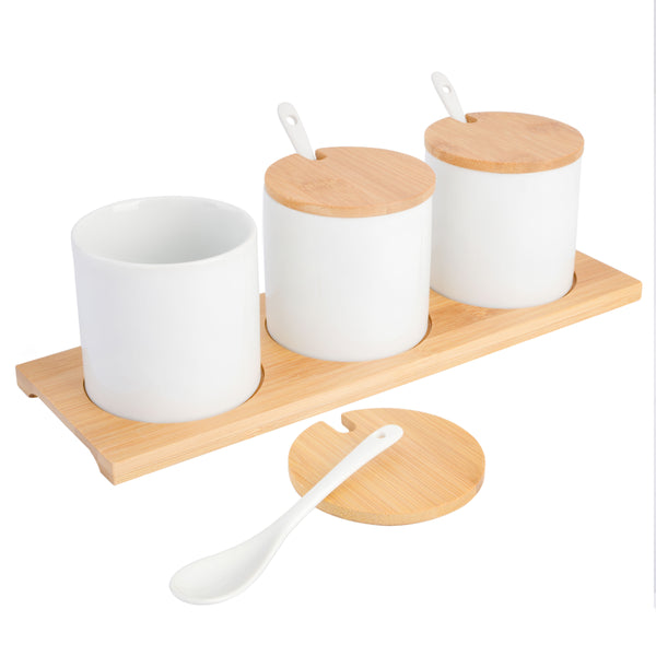 Gibson Home Gibson Home Gracious Dining 10 Piece Condiment Jars W/ Spoon And Lid Set