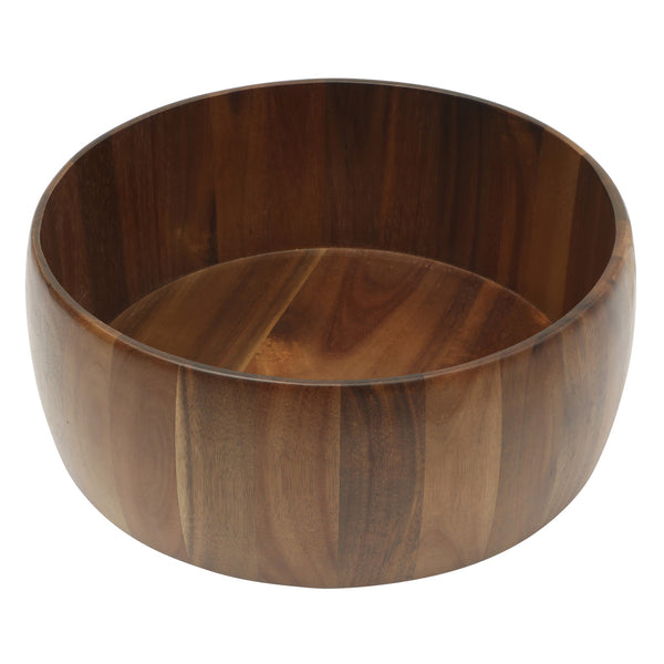 Gibson Home Gibson Home Laurelton 3 Piece Large 13" Acacia Wood Salad Serving Bowl Set W/ 2 Serving Tools